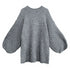 Balloon Sleeve Knit Top